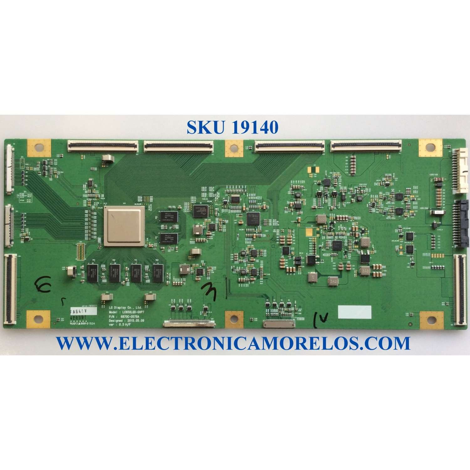 T-CON / LG 6871L-4203B / 6870C-0578A / LC650LQD-GHP7 / 4203B / PANEL LC650AQD (GH)(P1) / MODELOS 65EF9500-UA.AUSZLJR / 65EF9500